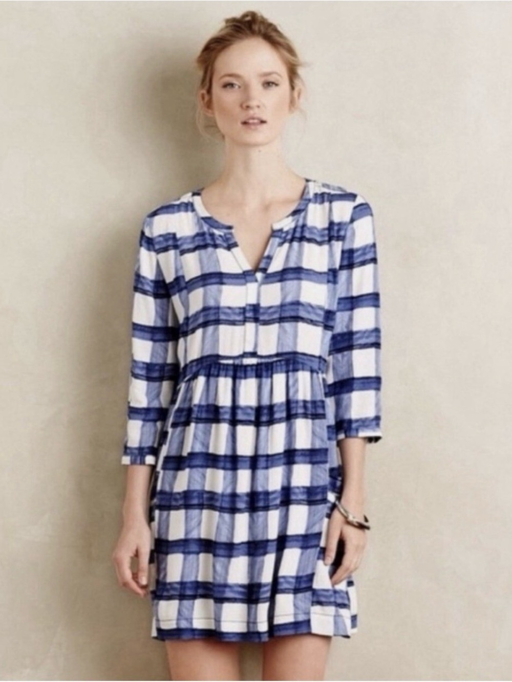 Anthropologie Maeve Devery Tunic Dress Size XS